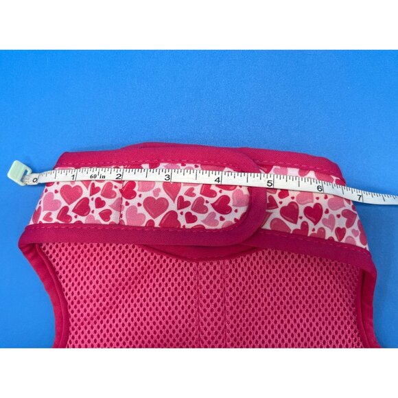 Dog Dress Harness With Heart Pattern & D-Ring Attachment - Picture 5 of 7